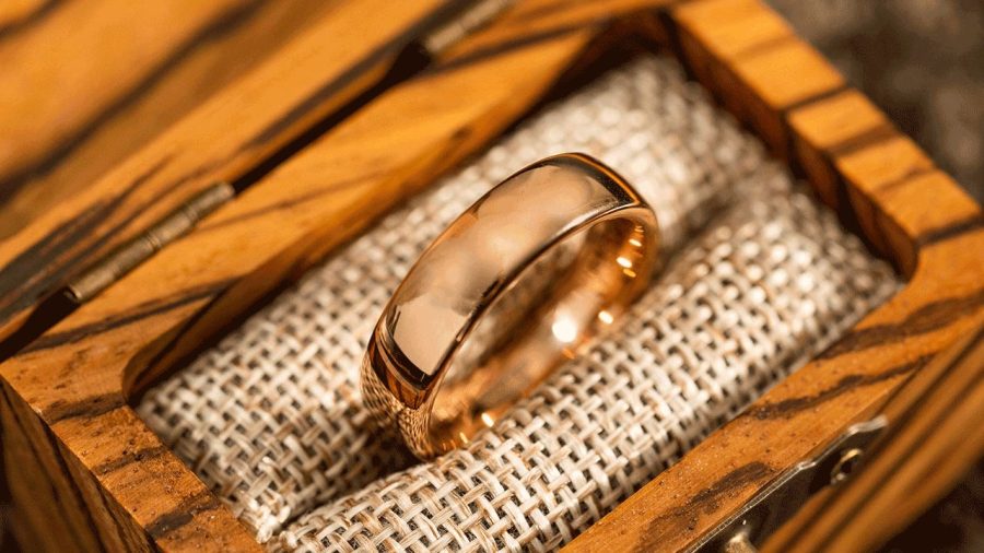 انگشتر طلای مردانه