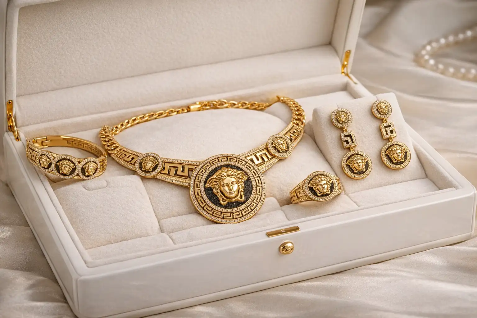 عکس سرویس ورساچه طلا 