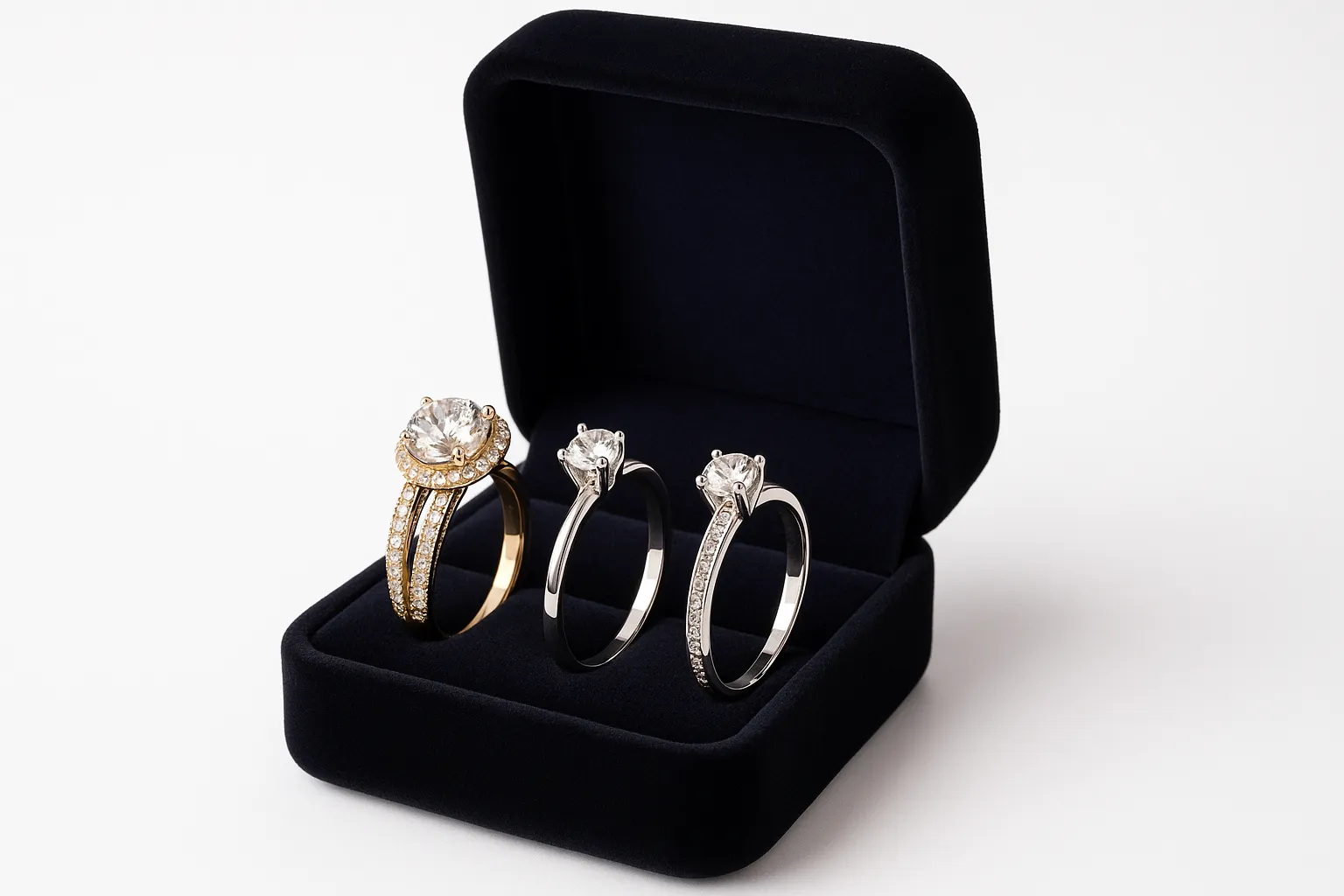 انگشتر تک نگین طلا ظریف