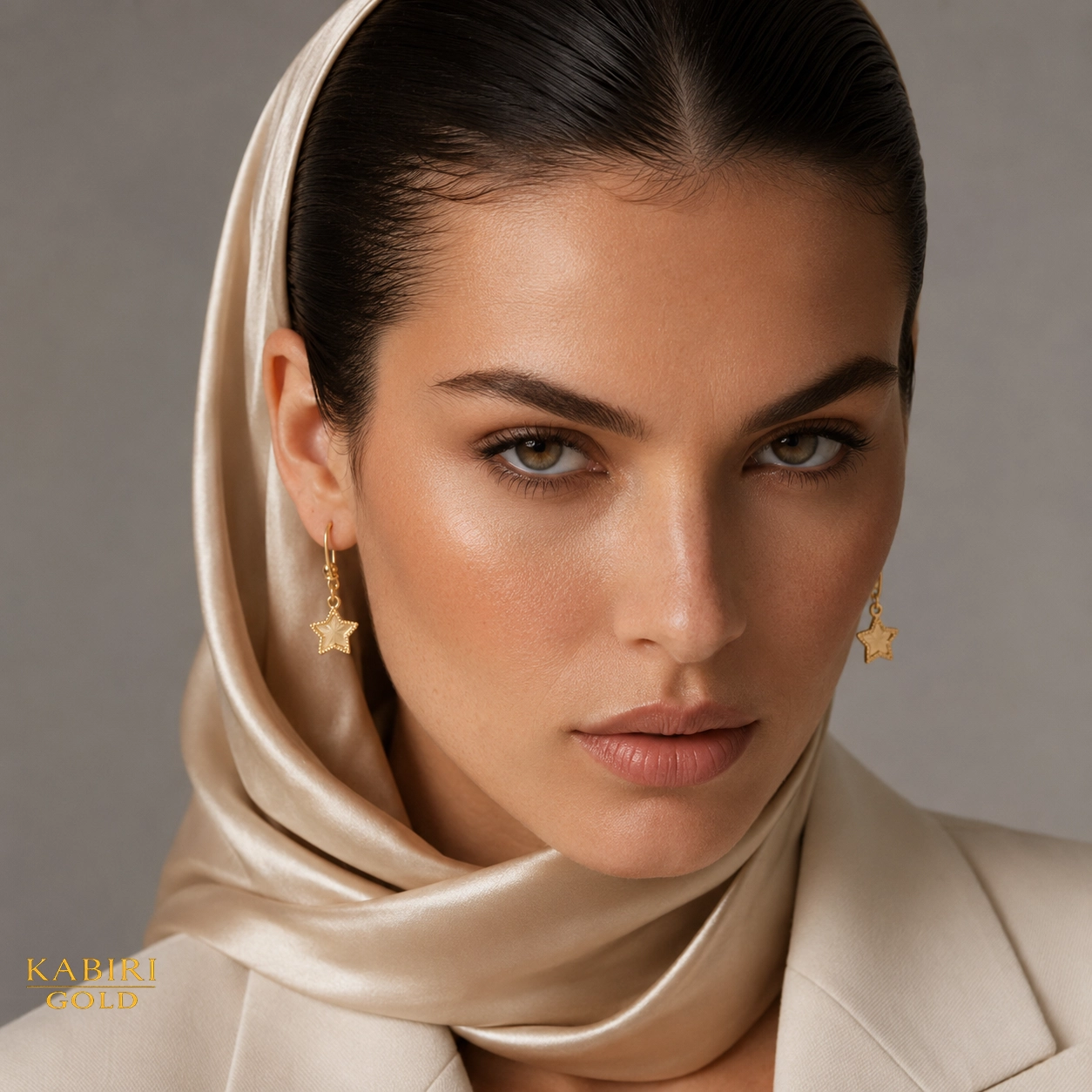 گوشواره طلا زنانه طرح ستاره گوشواره طلا زنانه طرح ستاره